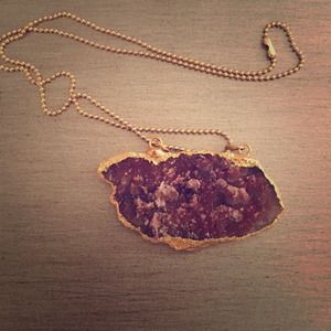 Love Tatum drusy necklace