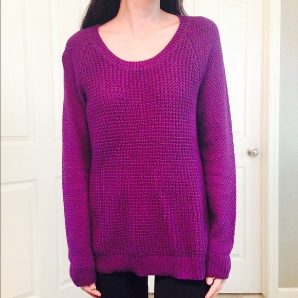 BUNDLE (Purple Sweater&Rust Crop)