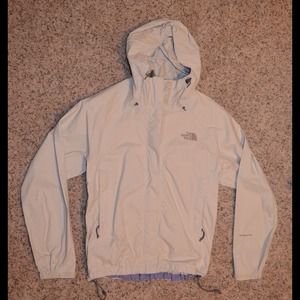 White North Face rain jacket!!