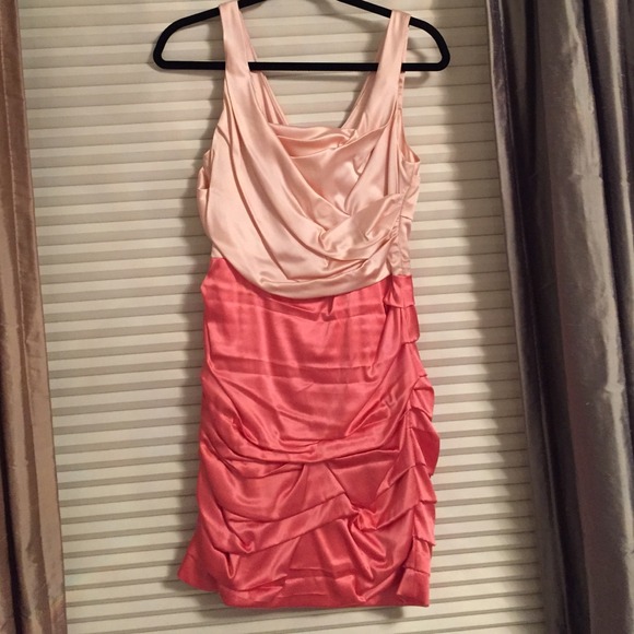 New Express rusched dress size 8