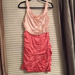 New Express rusched dress size 8