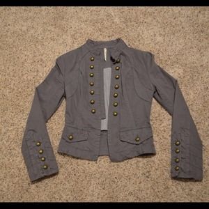 Grey military jacket