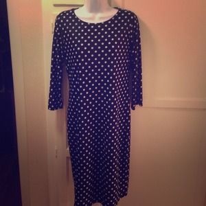 Polka dot bodycon dress