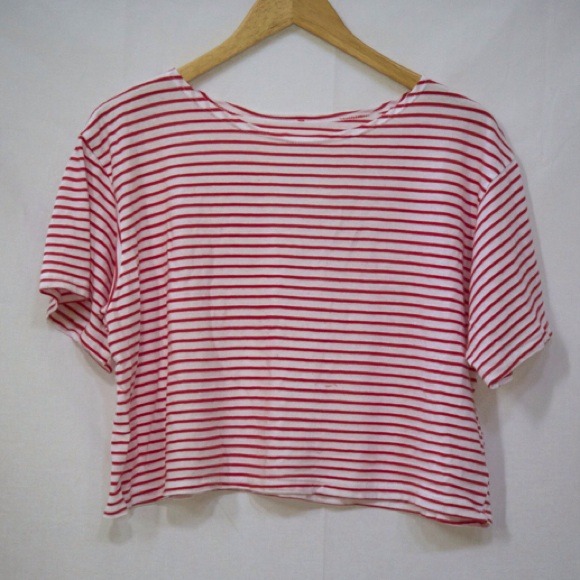 Free people boxy cropped tee