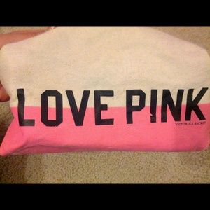 VS PINK makeup bag