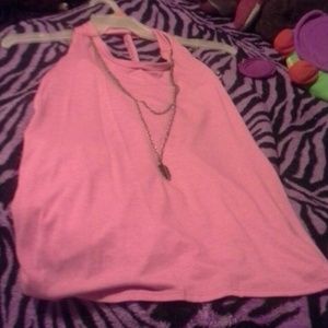 Pink tank top
