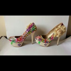 Music romance custom made heels.8.5