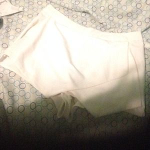 White asymmetrical skirt