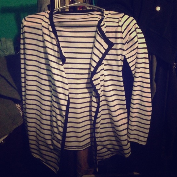 Striped cardigan