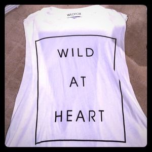 Wildfox Wild at Heart Muscle Tank