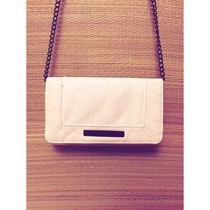 Small white clutch