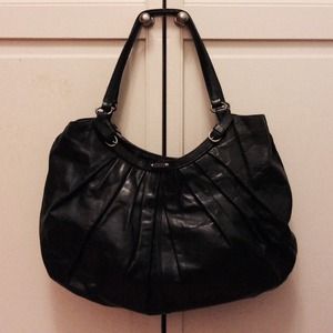 Bally black leather handbag