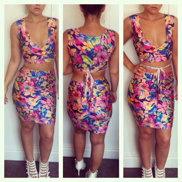 Flower two piece