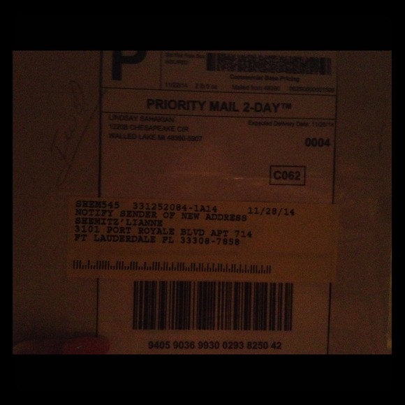Evidence of new address