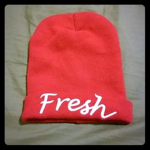 Red Cotton Beanie!