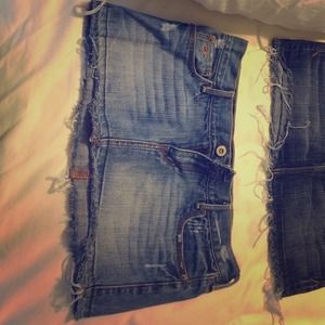 Hollister Jean mini skirt size 3