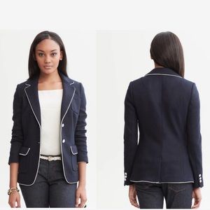 HOLD 💜Banana Republic Blazer - Navy and White