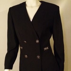 Vintage styled black blazer