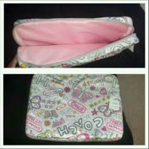 **REDUCED** Coach laptop sleeve