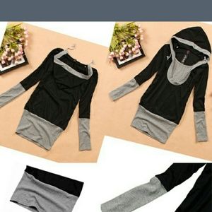 BUNDLE Black and grey top & Timbs