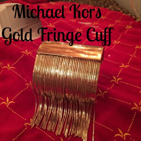 Michael Kors Jewelry - Michael Kors Gold Fringe Cuff 💛