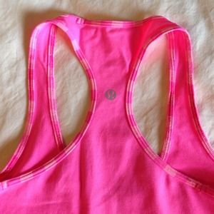 Lululemon pink racerback tank
