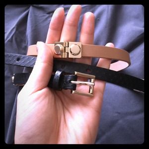 J. Crew Leather Skinny Belt