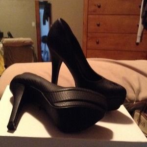 Black heels