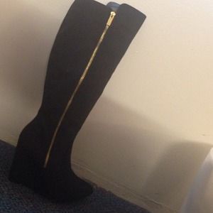 Brand new never worn knee high Wedged boot!