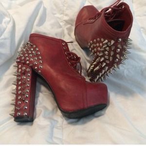 Spiked Platform Lita Boots