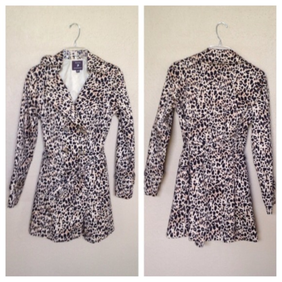 leopard trench coat forever 21