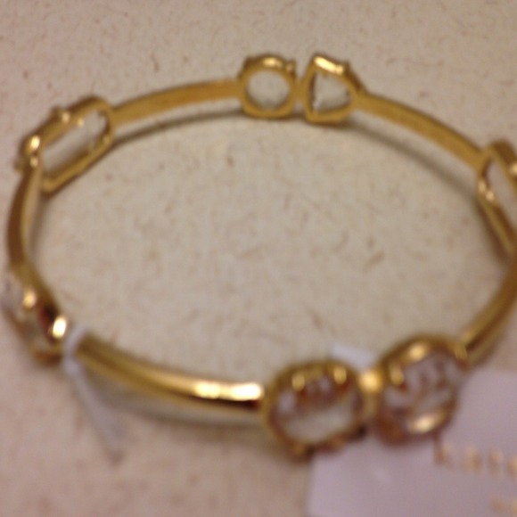 Kate Spade Desertstone gold bracelets-2