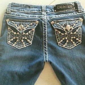 L.A. Idol Crystal Cropped jeans