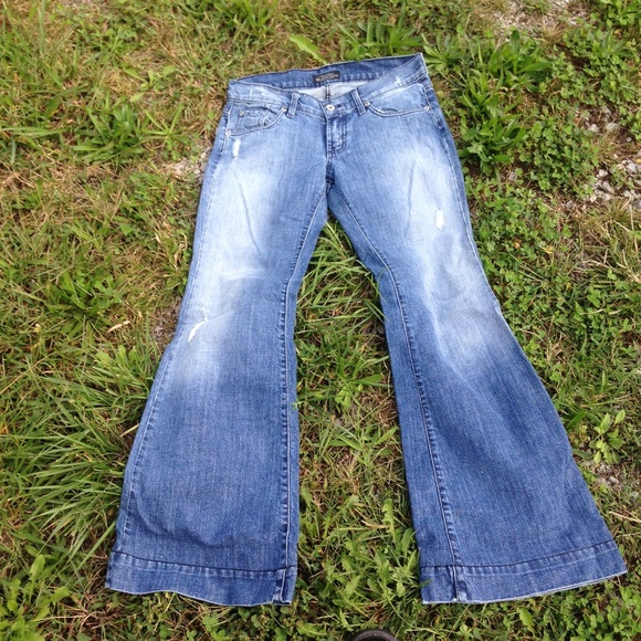 ⚡Flash Sale James Jeans Dry Aged Low Rise Flair