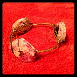 Bourbon & Bowties purple bangle