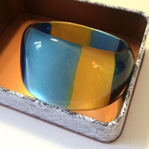 Large Color Block Bangle