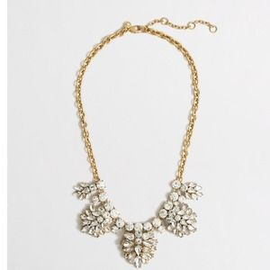 J.Crew large crystal statement necklace