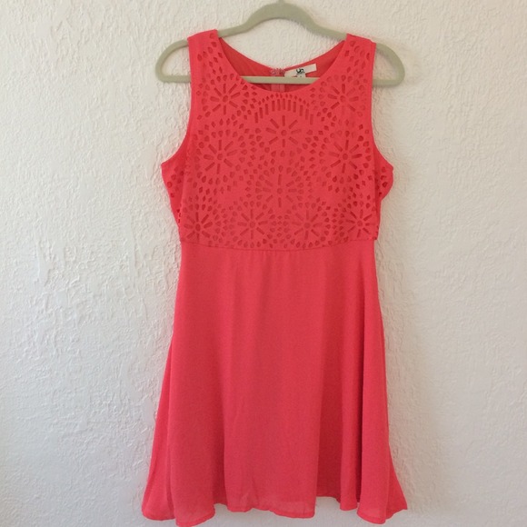 Coral dress