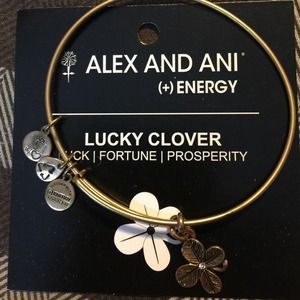 Alex and Ani Lucky Clover bangle