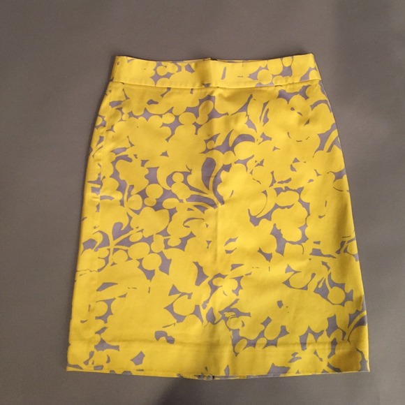 Floral Print Stretch pencil skirt