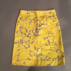 Floral Print Stretch pencil skirt
