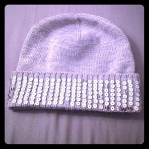 Michael Kors Silver Beanie