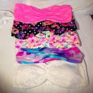 🌸lace bandeau⛔️ONLY PINK AVAILABLE⛔️