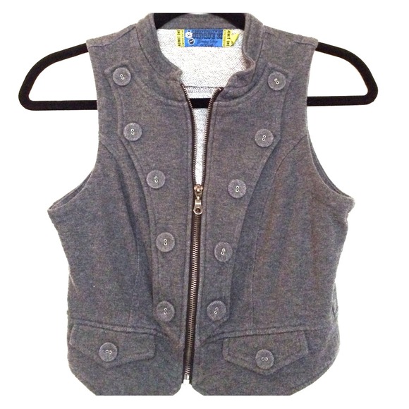 Grey sweater vest!