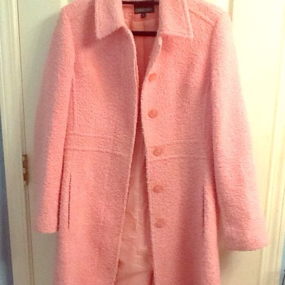 Pink Tweed Coat