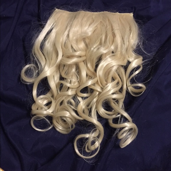 Clip in hair extension.