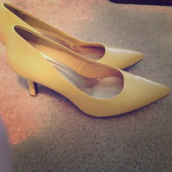Yellow heels