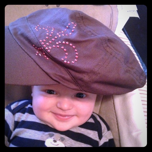 Cute HAT!! Baby not for sale!