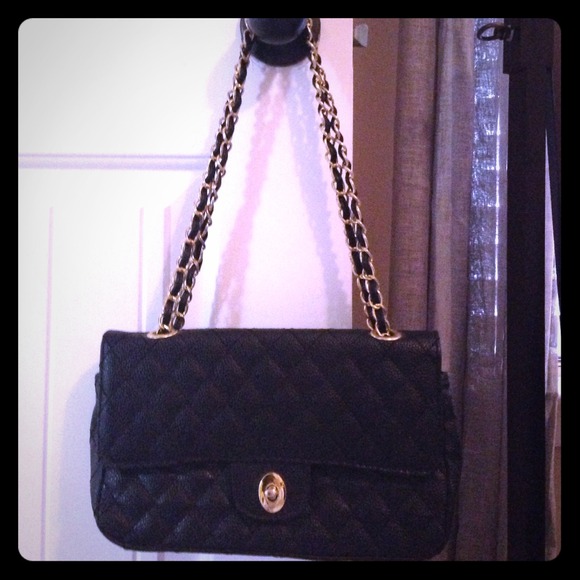 Black handbag