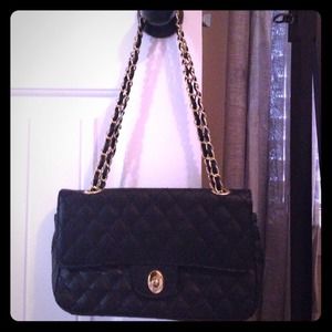 Black handbag